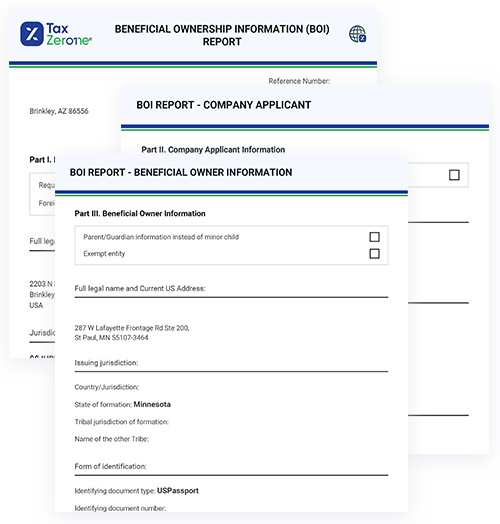 Form BOIR: Beneficial Ownership Information Reporting