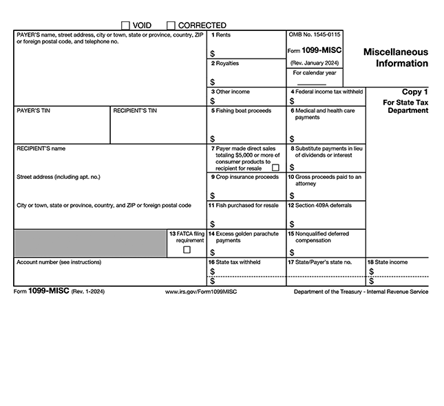 Form 1099-MISC: Miscellaneous Income Reporting