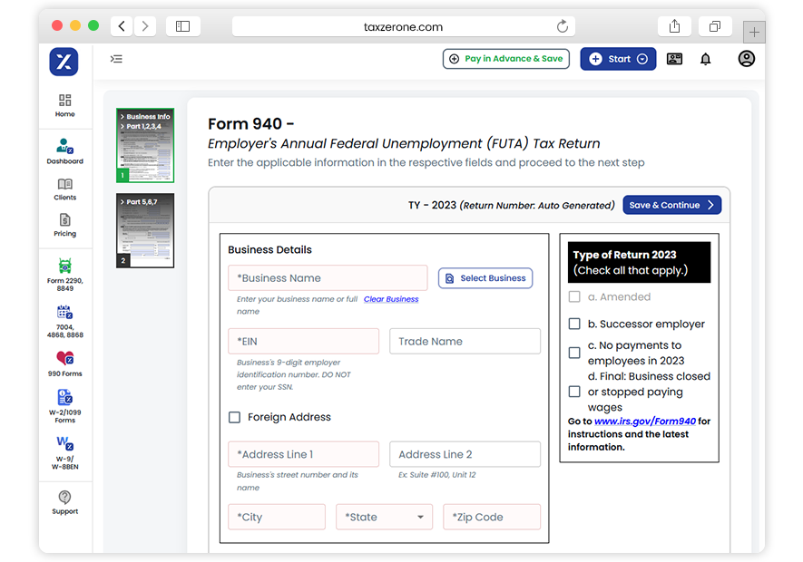 File IRS Form 940 for Your Business in Just 3 Simple Steps