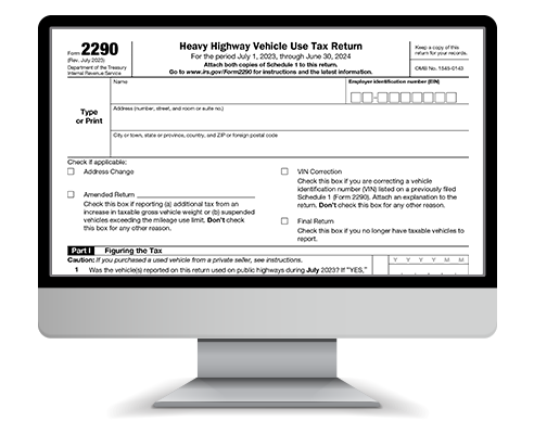 E-File Form 2290 Easily | TaxZerone IRS Authorized