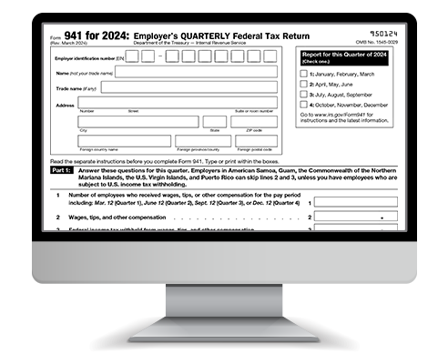 Simplify Form 941 Filing for 2024 | IRS-Authorized E-Filing